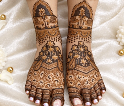 Feet Mehndi Designs